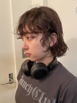 ノラキチジョウジ(NORA KICHIJOJI)&nbsp;ウルフボブロングレイヤー耳かけフェイスレイヤーレイヤーボブ