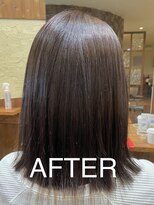 サード(ThairD)&nbsp;乾かしてまとまるレイヤーロング/グレーベージュ/30代40代50代