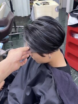 ヴェルデ(Verde) メンズ バレイヤージュ ダブルカラー ハイトーン