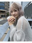 坂野貴哉/ホワイトベージュ/デザインカラー/ハイトーンカラー