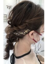 ヘアポジション 大曲北店 HAIR Position&nbsp;編みおろしヘア