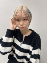 ネイロ 錦糸町(NeiRo)&nbsp;魅力倍増カールセミディシアーカラーダークアッシュショートヘア