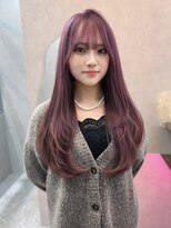 ロンド レア 天神大名店(Lond Le’a)&nbsp;メルティカラー/ウェーブミディアム/似合わせカット/着物ヘア