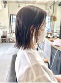 外ハネボブ/切りっぱなしボブ/ぱつっとボブ/髪質改善