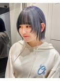 可愛いフェイスレイヤー×アイスグレーカラー