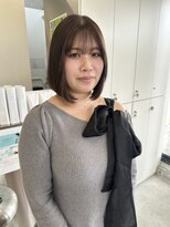 ユイマァル 岡山店(YUIMARL)&nbsp;タッセルボブ×アッシュブラウン