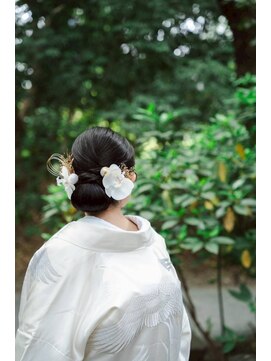 マナミメイク(manami make) 和装シニヨンヘア