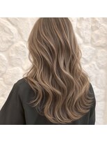 ヘアサロン エフ 渋谷(F) #ミルクティーベージュ#ブリーチカラー