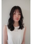 乾かすだけでキマる髪/ナチュラルウェーブロングヘア