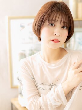 カバーヘア ブリス 志木南口駅前店(COVER HAIR bliss) 耳かけ大人かわいい小顔ショートマッシュボブh4志木20代30代40代