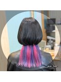 くらげヘアー　デザインカラー
