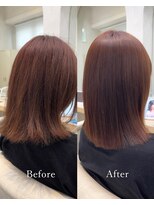 アグ ヘアー テラス沖縄店(Agu hair terrace)&nbsp;最高級髪質改善(縮毛矯正)＋ミラーカラー