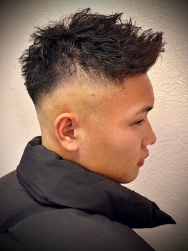 ヒロギンザ 青山店(HIRO GINZA) スキンフェードアップバング