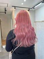 ワク 藤沢店(waku) ブリーチ ピンク ハイトーン