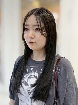 ブリーチなしで育てる透明感カラー/グレージュカラー