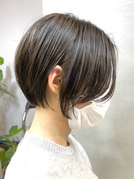 エリマバイフィフス 調布(elima by fifth) 調布イルミナカラーレイヤーボブウルフショートカットベージュ