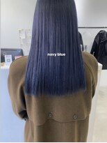 ネオリーブウリ 二子玉川店(Neolive uri)&nbsp;ミディアムヘア暗めカラーデザインカラーフェイスフレーミング