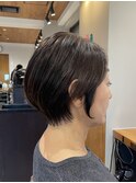 40代50代　大人の絶壁解消ショート【SPICE AVEDA岡部】