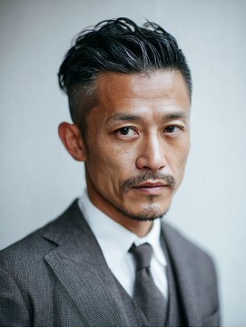 ヘアーモードキクチ 日本橋三越前店 セット簡単｜大人メンズナチュラルショート