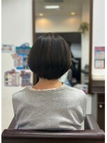ヘアー マインド(hair MIND)&nbsp;首元すっきり丸みショートボブ【辻堂/髪質改善/ヘッドスパ】