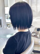 ウープス(Oops)&nbsp;【切りっぱなしボブ】地毛風グレージュ×外ハネ/暗髪/30代