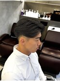 ニュアンスパーマ センターパート ラフカール シャドウパーマ