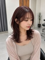 ヘアリゾート粋 トゥジュ 池袋東口店(tujuh) ミディアムレイヤー/ハッシュカット/艶髪
