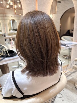 ロンド エスポワール 錦糸町(Lond espoir) ◯20代30代40代ハッシュカットくびれボブミルクティーベージュi