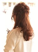 【Breath-f】簡単アレンジ♪ルーズハーフアップ♪