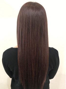 ネオリーブアオバ 高田馬場店(Neolive aoba) 【高田馬場/aoba】　ロングストレート　ピンクパープル