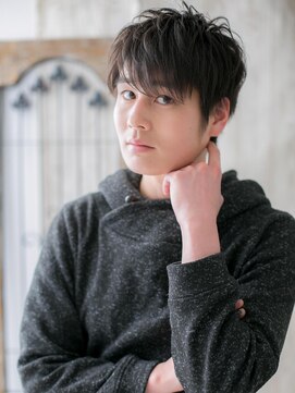 モッズヘア メン 上尾東口店(mod's hair men) ≪mod's men≫黒髪イケメンサイドパートc