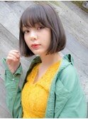 黒髪ボブ サラサラストレート