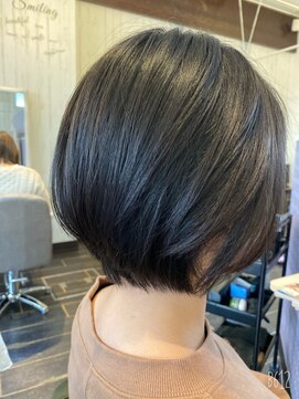 リルークヘアー(Riruuku.hair) 絶妙な美フォルムショートグラデボブ☆