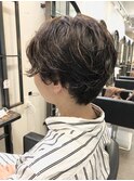 【Devellope.】ハンサムショート リアルパーマスタイル