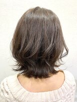 ジェービーヘア 稲毛(jb hair)&nbsp;30代40代艶髪ブラウンカラーエアリーミディ　【稲毛】