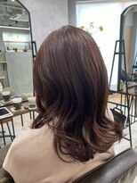 トハコ(&haco)&nbsp;ナチュラルピンク×外ハネミディ☆