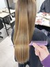 【うる艶ヘアー】コスメ縮毛矯正＋カット￥12000