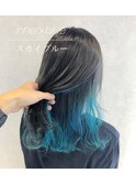 アッシュホワイト、グラデーションカラー、ホワイトブリーチ