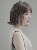 大人可愛い前髪あり外ハネボブ20代30代【AIN.表参道】川原大地