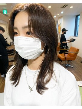 ノラキチジョウジ(NORA KICHIJOJI) #レイヤーカット#韓国ヘア#ウルフカット#くびれ#20代30代40代