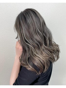 アウルム 下北沢(aurum) 【ロング】グレージュハイライト☆