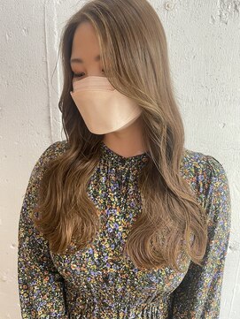 エイト 福岡天神店(EIGHT fukuoka) ブリーチなしベージュカラー