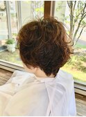 ショートでゆるすぎないパーマ
