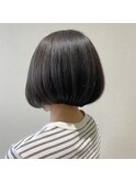 ステップボーンカット/アッシュブラック/20代30代40代