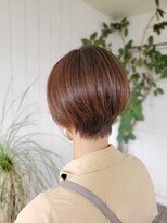 ヘアスペース リズム グリーン(Hair space Rizm green)&nbsp;襟足スッキリショート×大人女子×ブラウン 30代40代50代60代