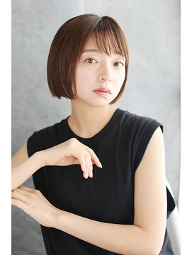 トランクイルグラフ(TRAN9UIL graph) 20代30代40代　服を問わない春のミニボブ【草津】＃775