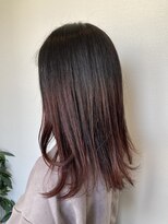 エヌ(n)&nbsp;グラデーションカラー×セミロング