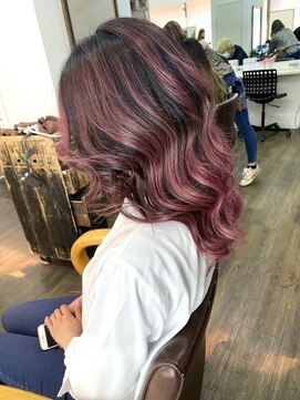 ユートピア(U topia) バレイヤージュ/ハイライト/ショコラベージュ/ピンクカラー