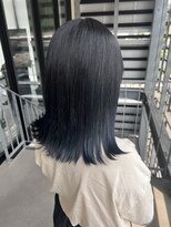 テラスヘア 新潟駅南(TERRACE hair)&nbsp;【透明感】暗めカラーで透けるブルーブラック