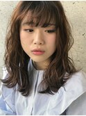 モカブラウン★シースルーバング